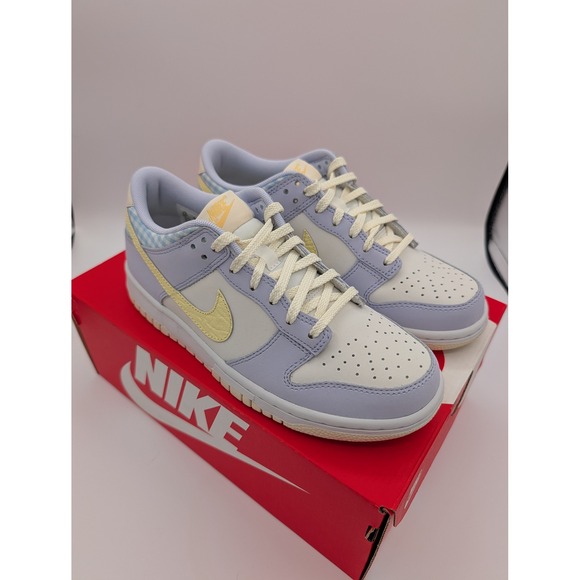Nike Dunk Low SE Easter Oxygen Purple Citron Tint 5.5Y Women 7 Cottagecore.